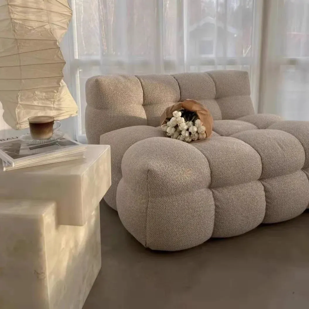 Nordic Marshmallow Bread Fabric Sofa