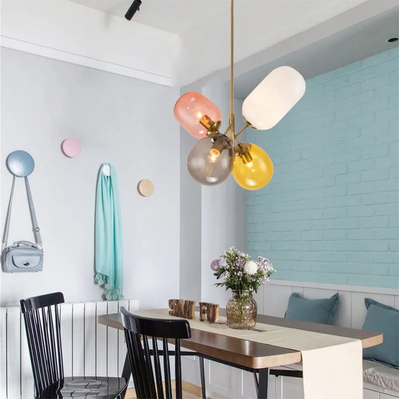 Nordic Style Glass Chandelier