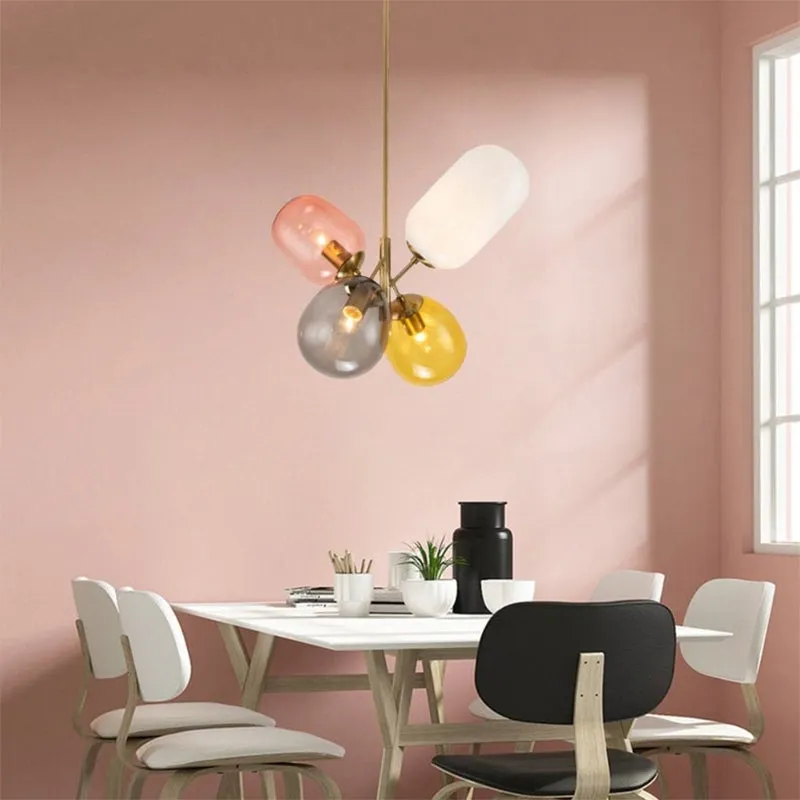 Nordic Style Glass Chandelier