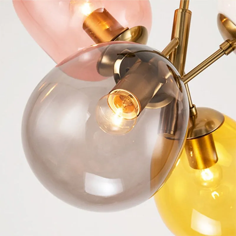 Nordic Style Glass Chandelier