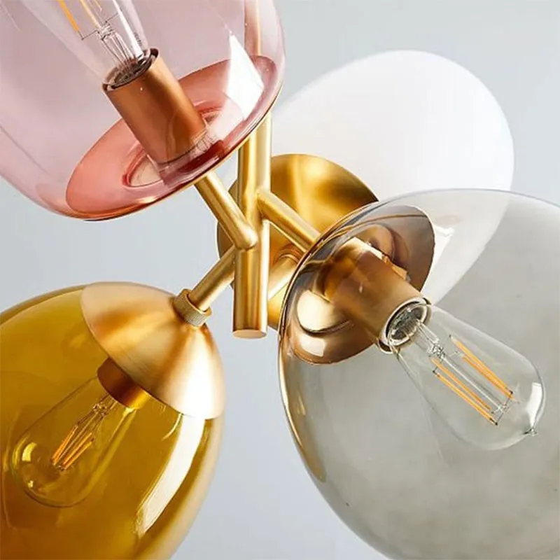 Nordic Style Glass Chandelier