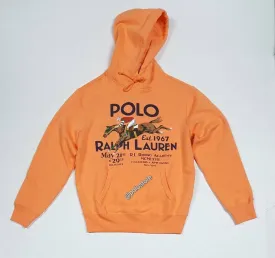 Nwt Polo Big & Tall Orange Equestrian Hoodie