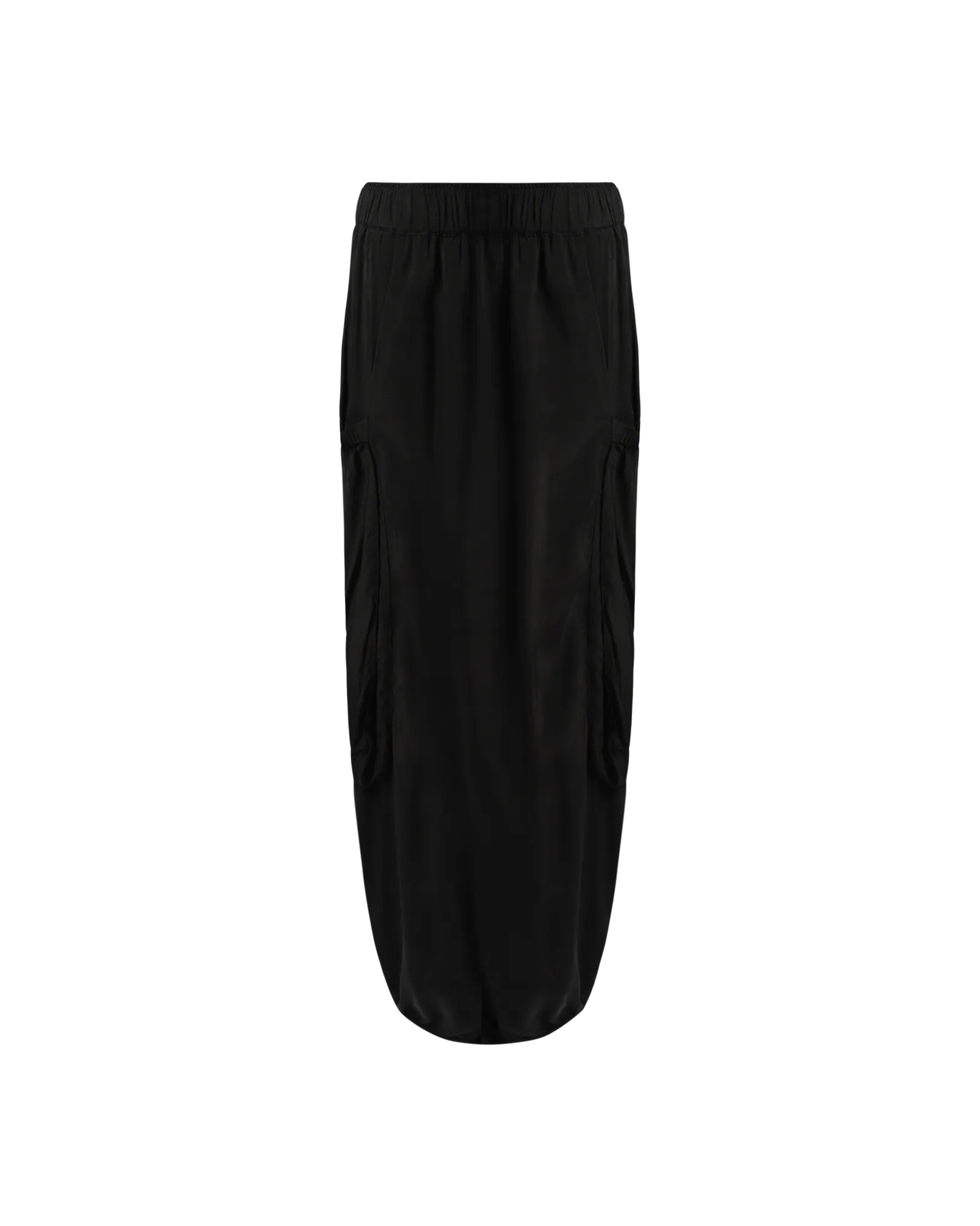 Pockets Silk Skirt