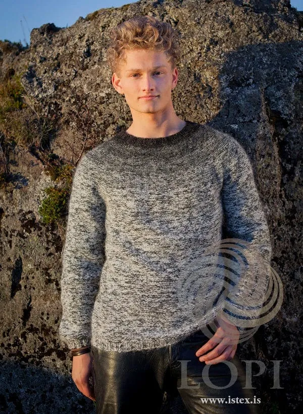 Rangur Greentone wool sweater - Knitting Kit