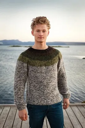 Rangur Greentone wool sweater - Knitting Kit