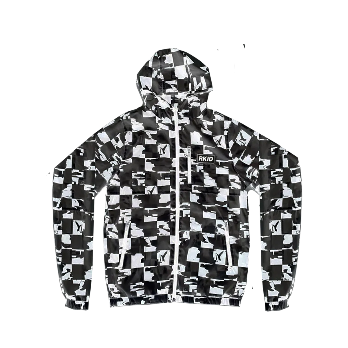 RKID Check Reversible Windbreaker Black/White