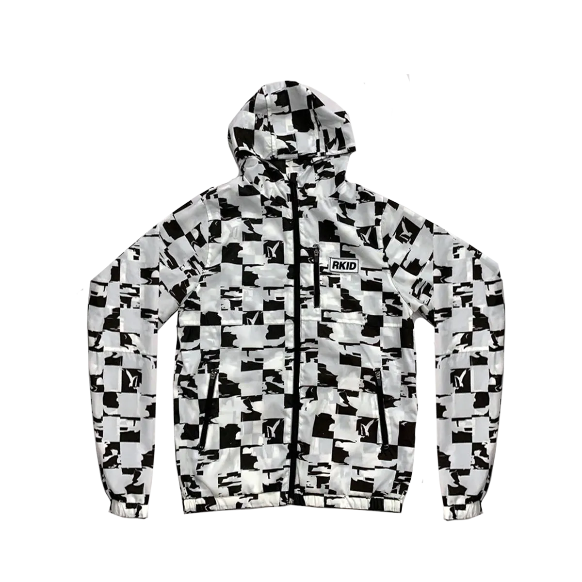 RKID Check Reversible Windbreaker Black/White