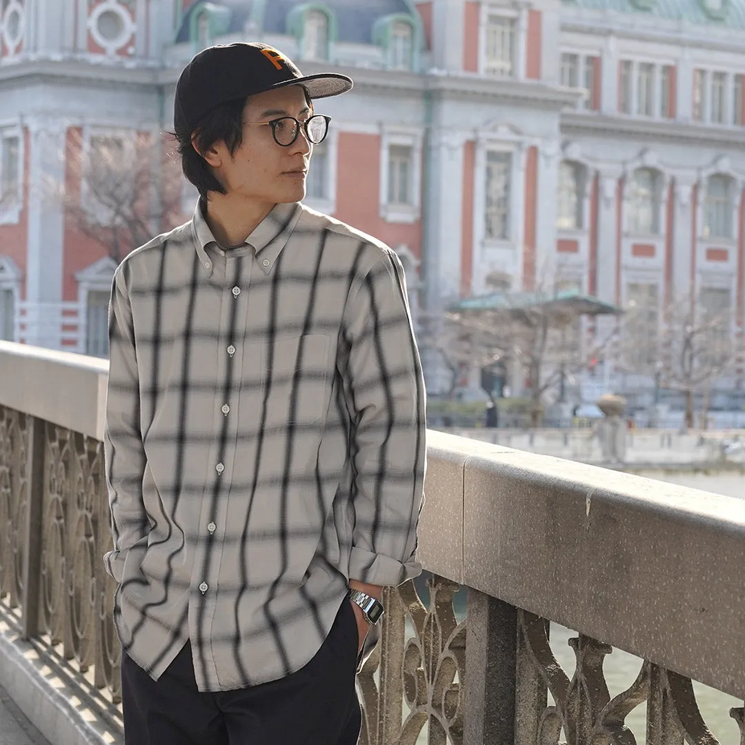 ROCOCO / Ombre Check Button Down Shirt Classic Fit