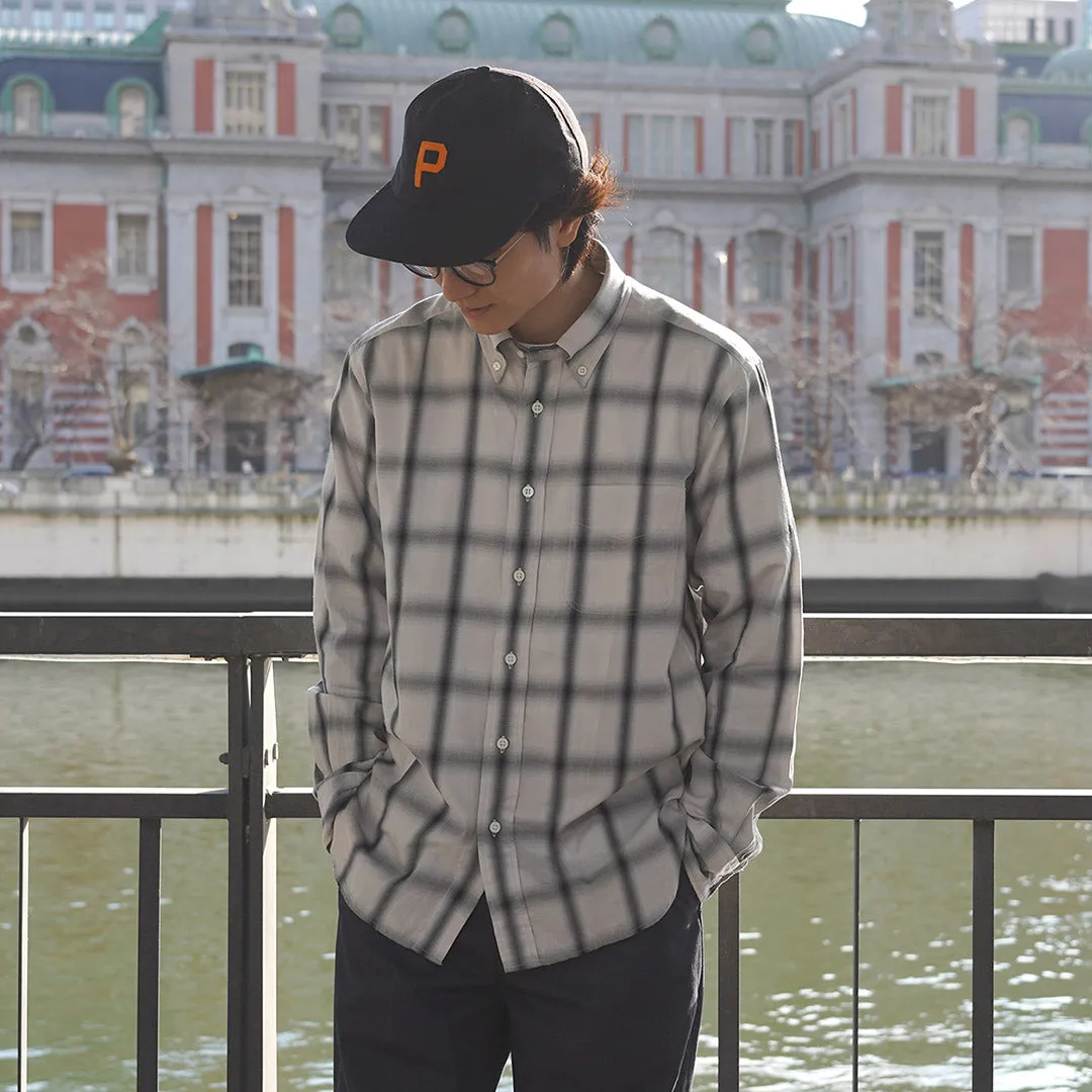 ROCOCO / Ombre Check Button Down Shirt Classic Fit