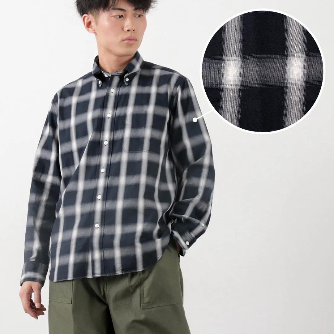 ROCOCO / Ombre Check Button Down Shirt Classic Fit