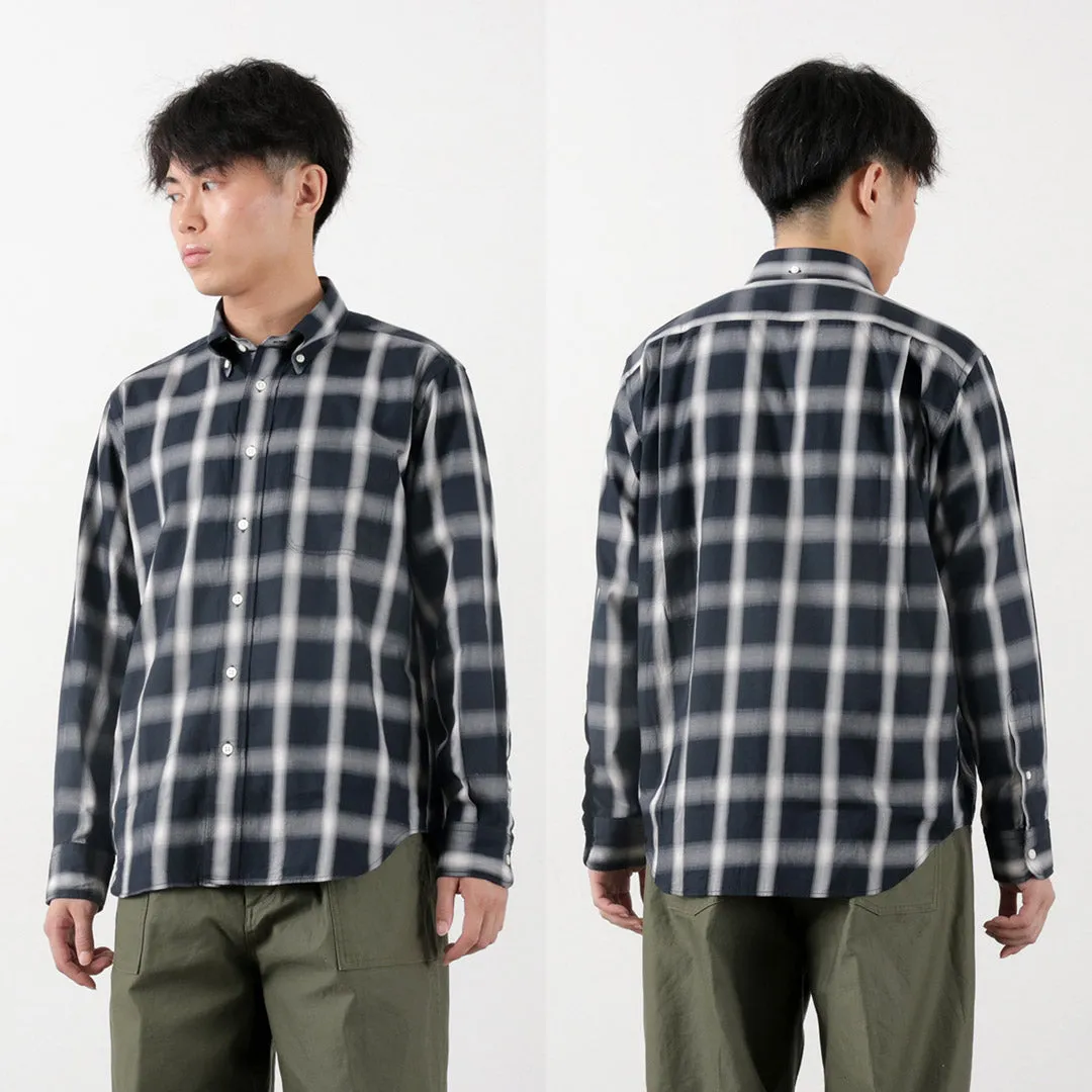 ROCOCO / Ombre Check Button Down Shirt Classic Fit