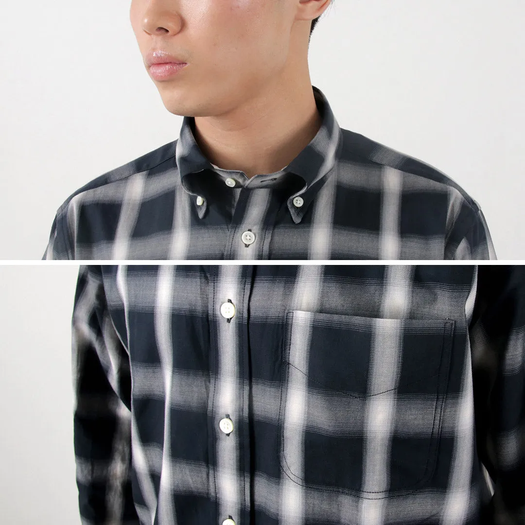 ROCOCO / Ombre Check Button Down Shirt Classic Fit