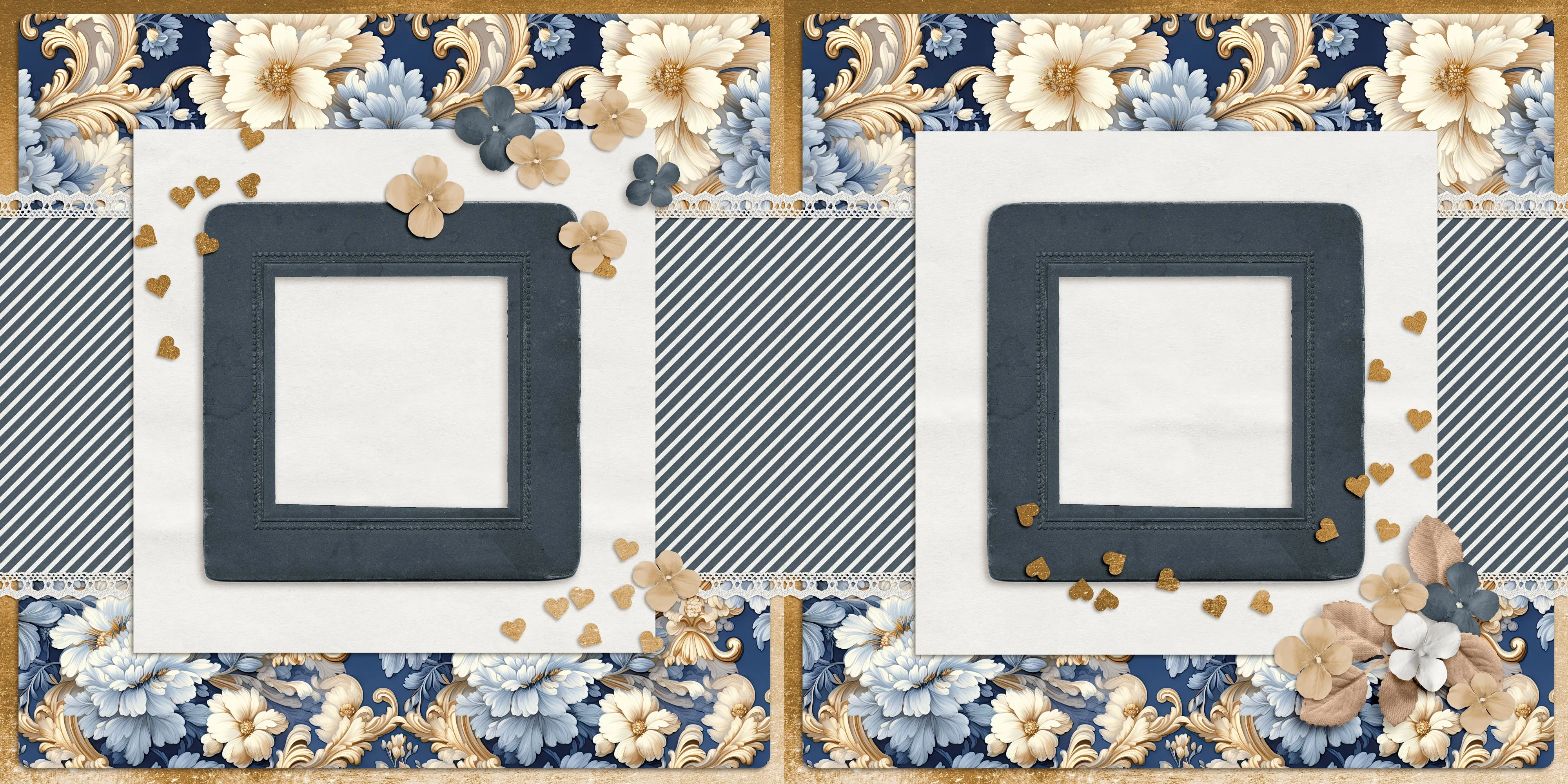 Rococo Palace Cream & Gold  - 23-334