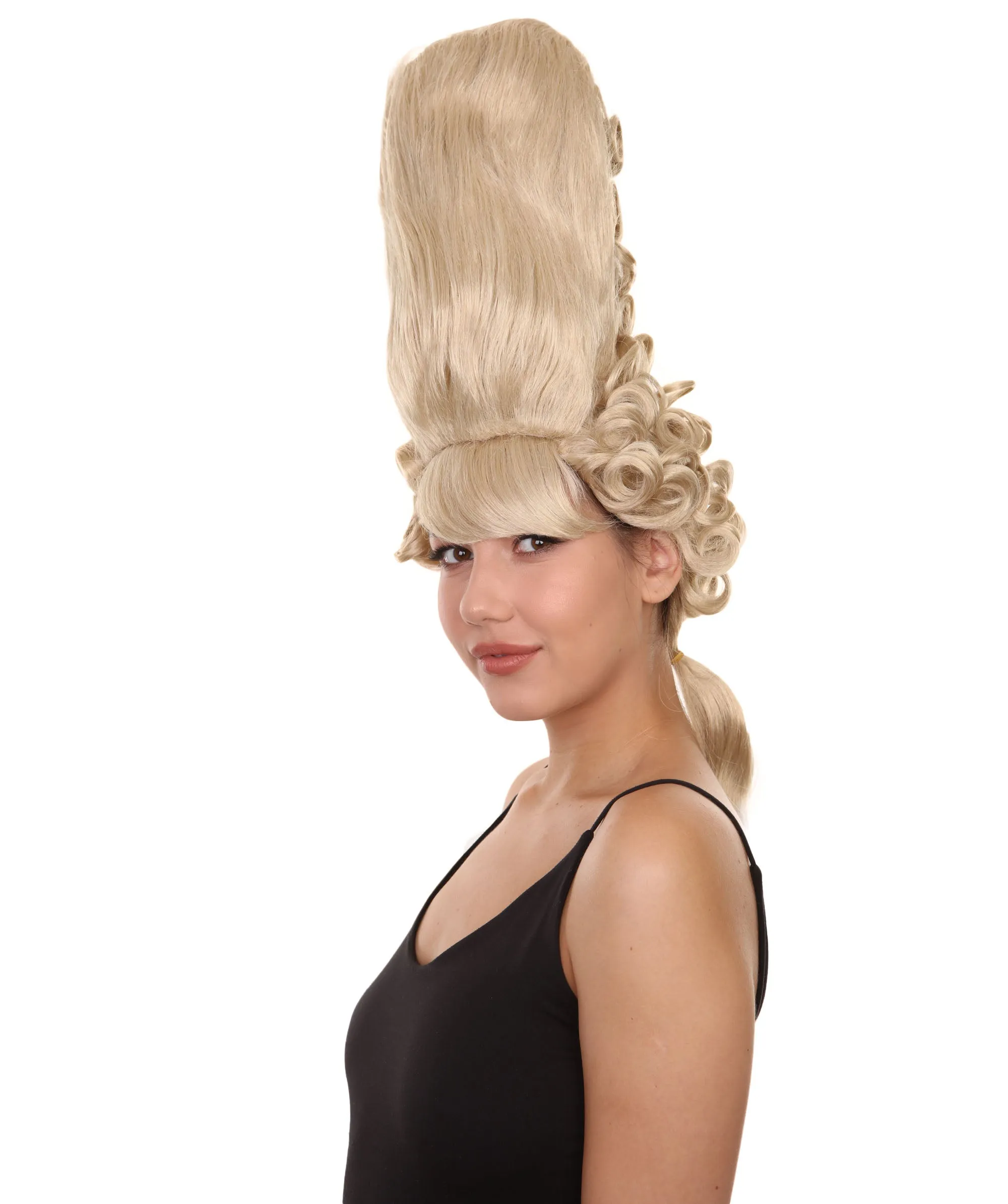 Rococo Royalty | Historical Era 17th 18th Century Updo Wig | Premium Halloween Wig