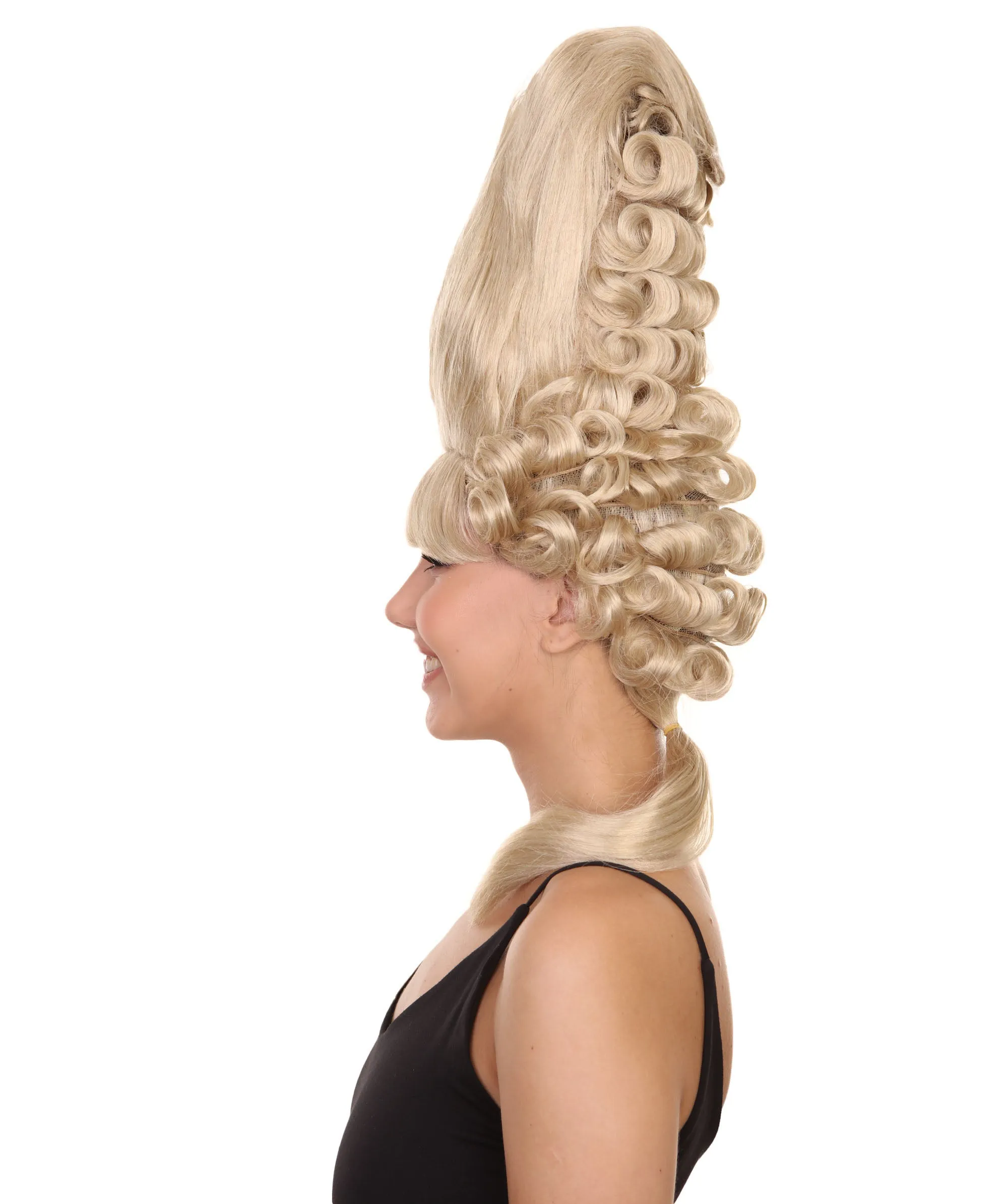 Rococo Royalty | Historical Era 17th 18th Century Updo Wig | Premium Halloween Wig