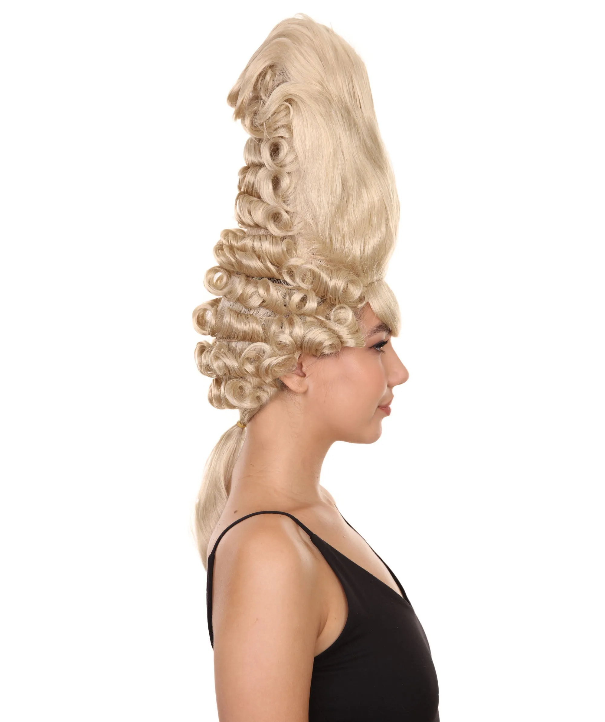 Rococo Royalty | Historical Era 17th 18th Century Updo Wig | Premium Halloween Wig