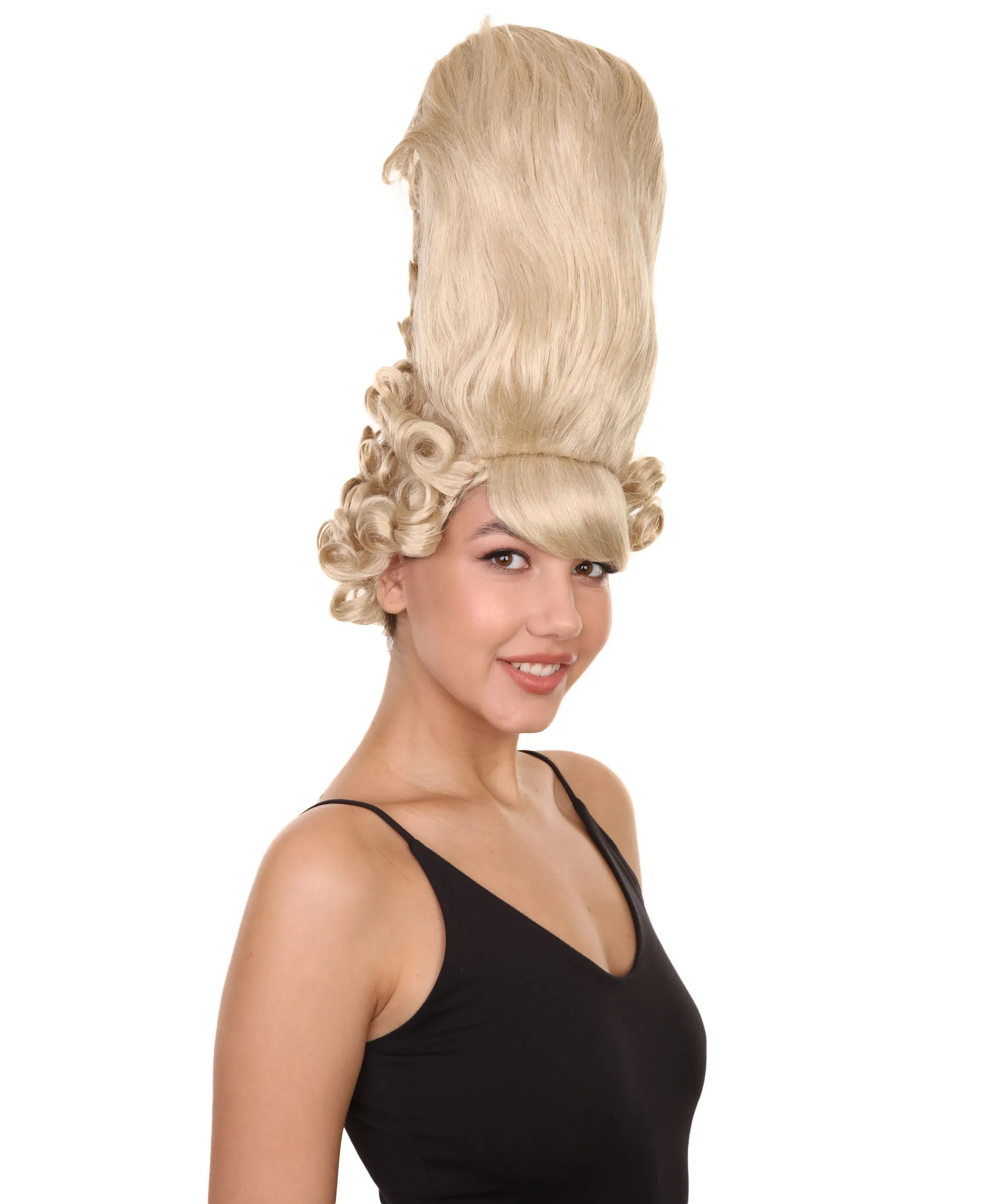 Rococo Royalty | Historical Era 17th 18th Century Updo Wig | Premium Halloween Wig