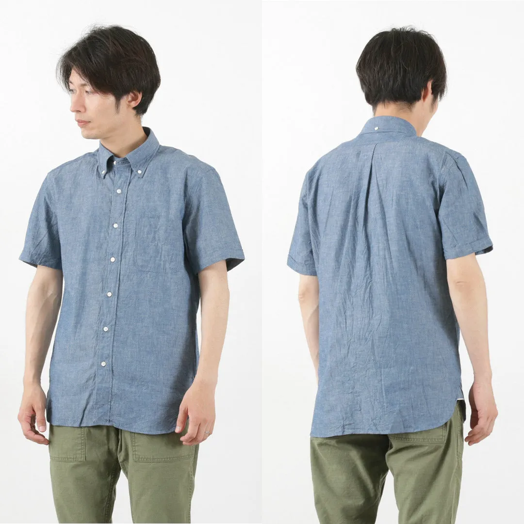 ROCOCO / Selvage Chambray S/S Button Down Shirt
