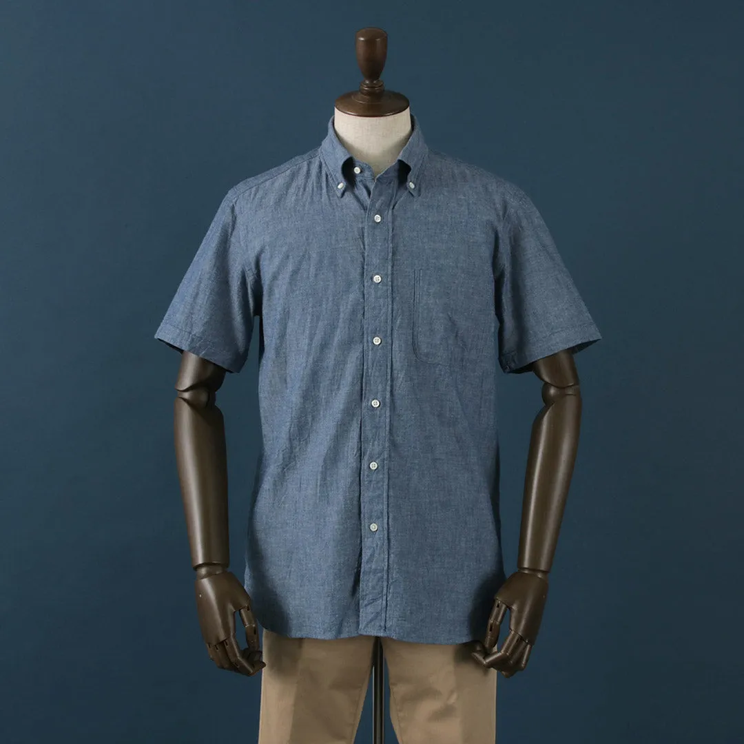 ROCOCO / Selvage Chambray S/S Button Down Shirt