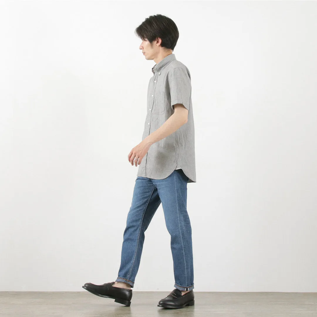 ROCOCO / Selvage Chambray S/S Button Down Shirt