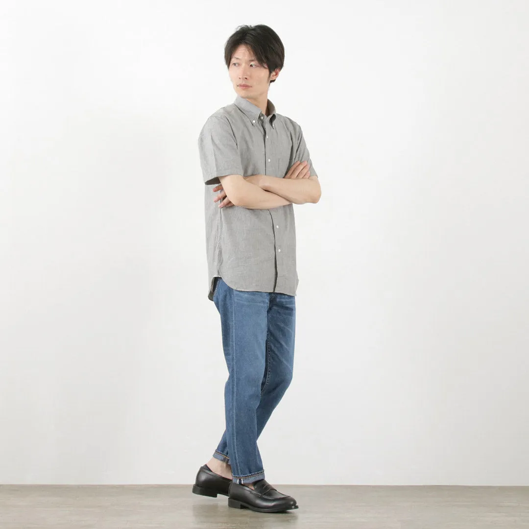 ROCOCO / Selvage Chambray S/S Button Down Shirt