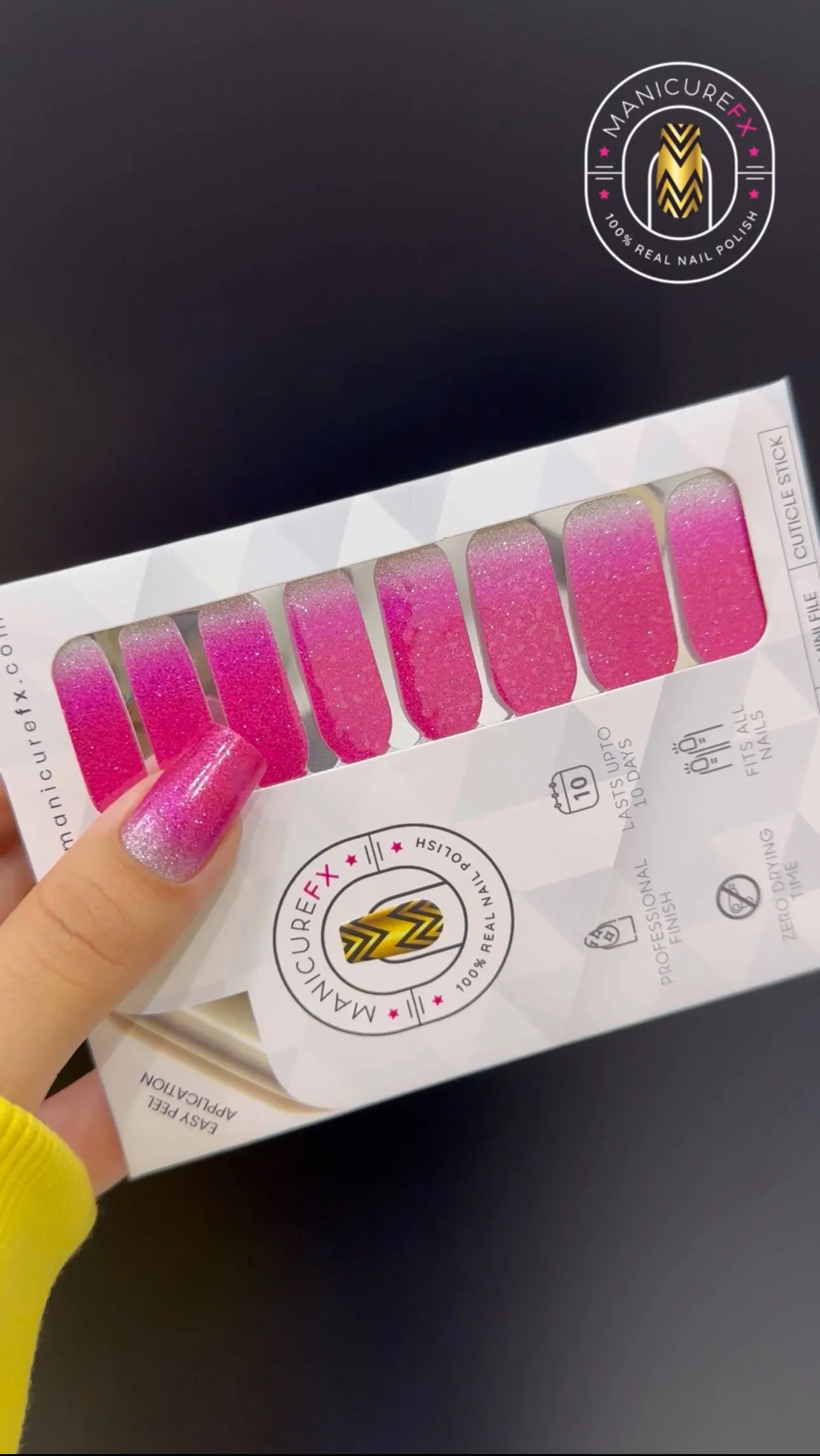 Rose Ombre - Nail Wraps (Standard)