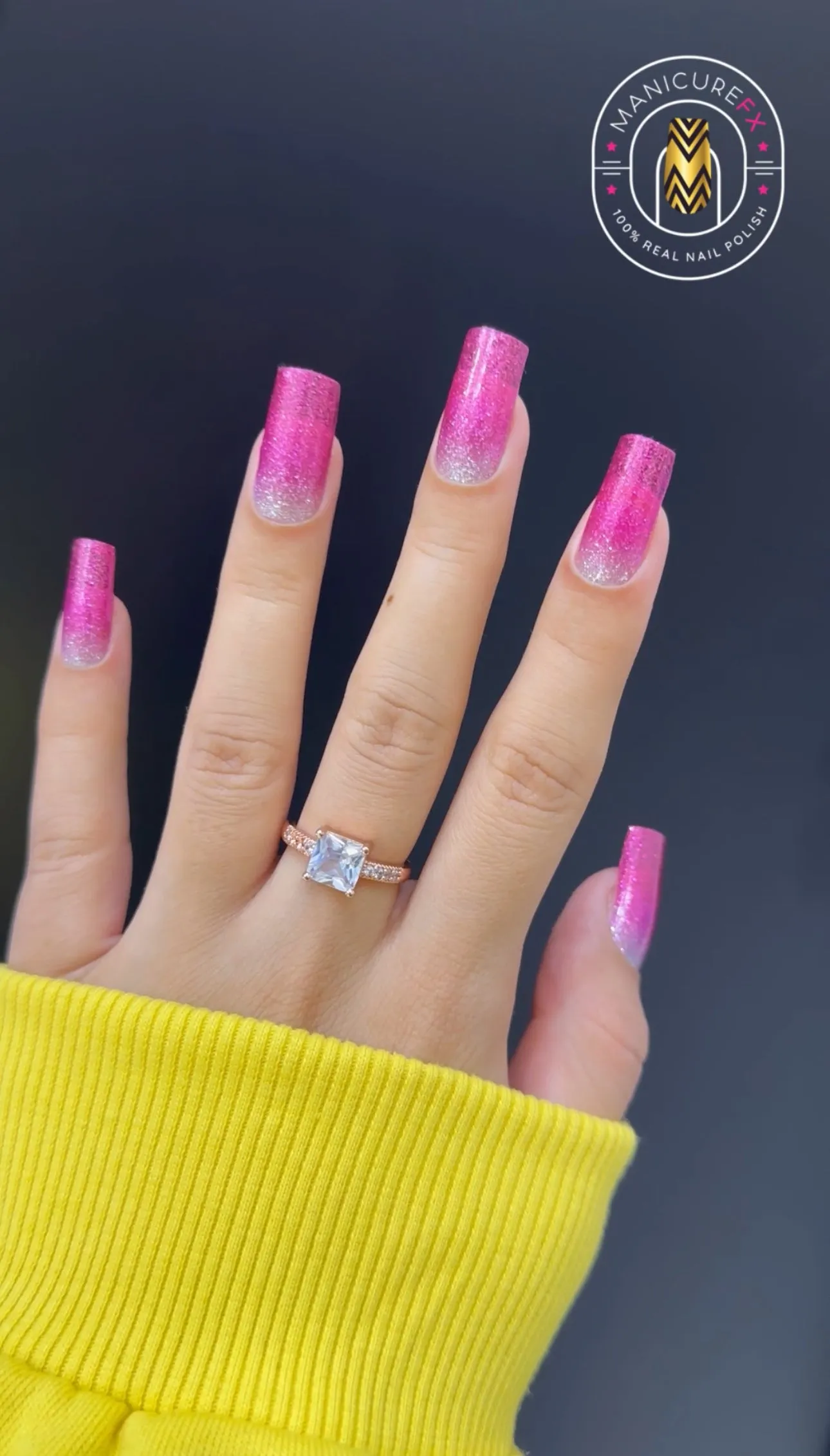 Rose Ombre - Nail Wraps (Standard)