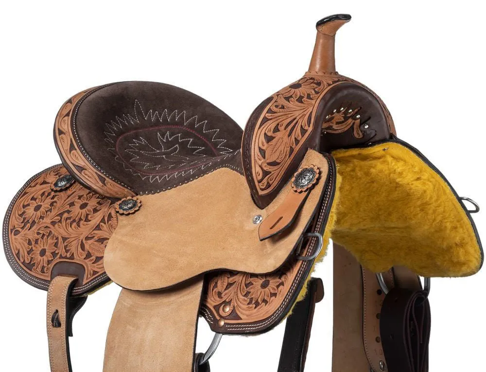 Royal King Light Oil Hawley Barrel Saddle Package