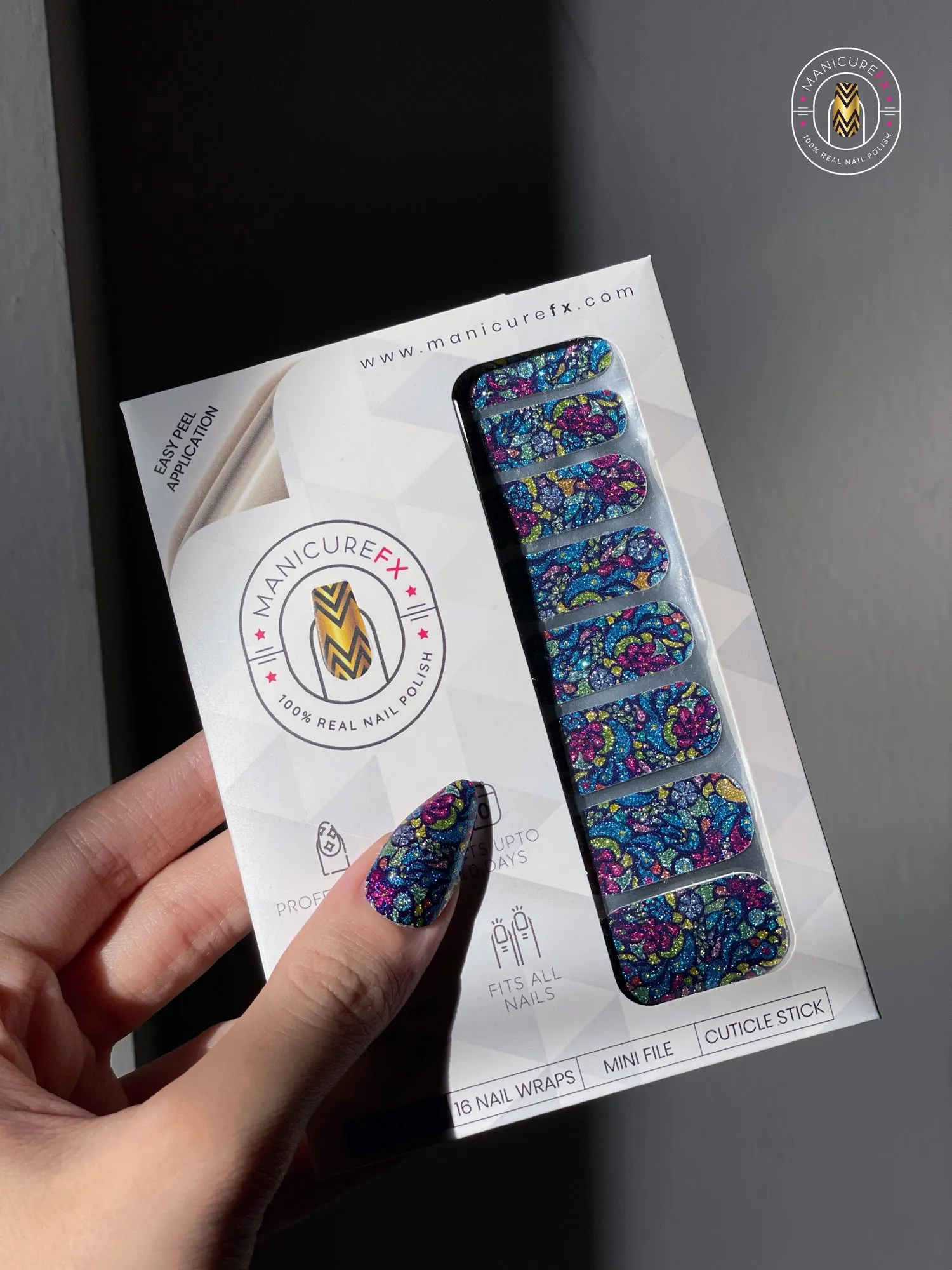 Shimmering Gems - Nail Wraps (Standard)