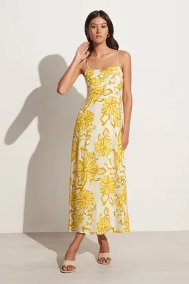 Sorso Midi Dress - Cagliari Floral Print
