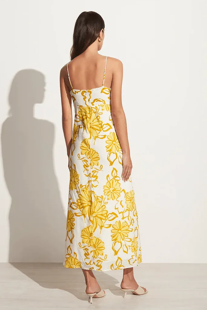 Sorso Midi Dress - Cagliari Floral Print