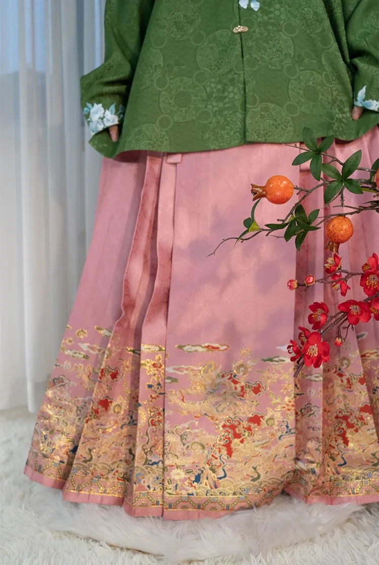 Tian Shou 添寿 Adding Longevity Ming Dynasty Mamian Skirt