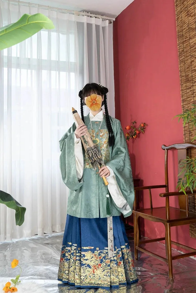 Tian Shou 添寿 Adding Longevity Ming Dynasty Mamian Skirt