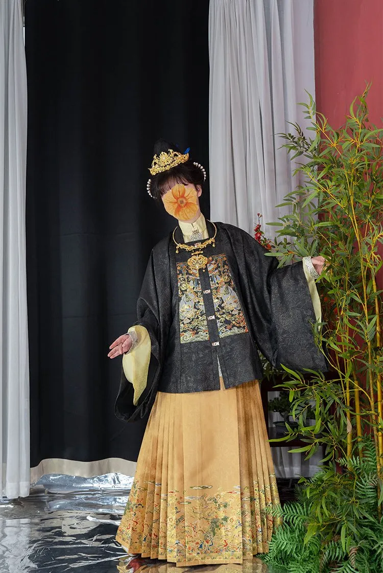 Tian Shou 添寿 Adding Longevity Ming Dynasty Mamian Skirt