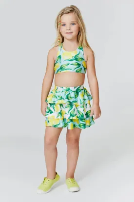 Tiered Lemon Skirt