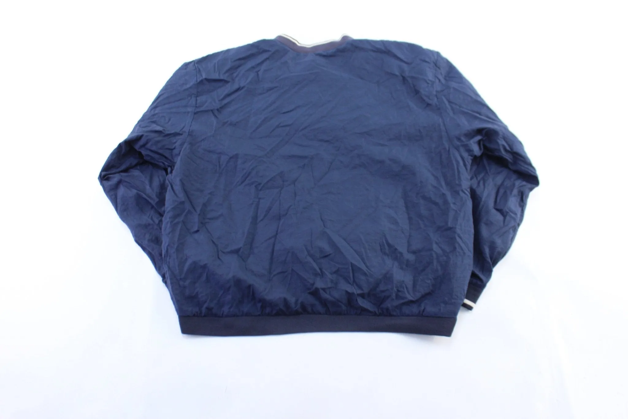 Vintage Reebok Embroidered Logo Blue Windbreaker Pullover