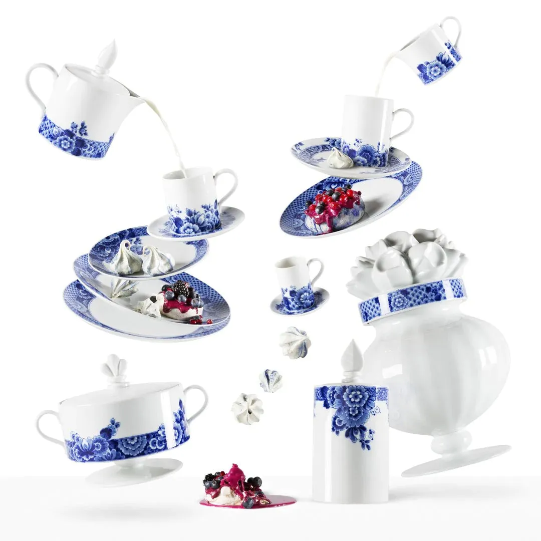 Vista Alegre Blue Ming Cereal Bowls, Set of 4