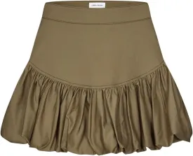 Women Bubble Mini Skirts Balloon High Waist Ruffle Hem Summer Puffy Cute A-Line Sexy Y2K Skirt