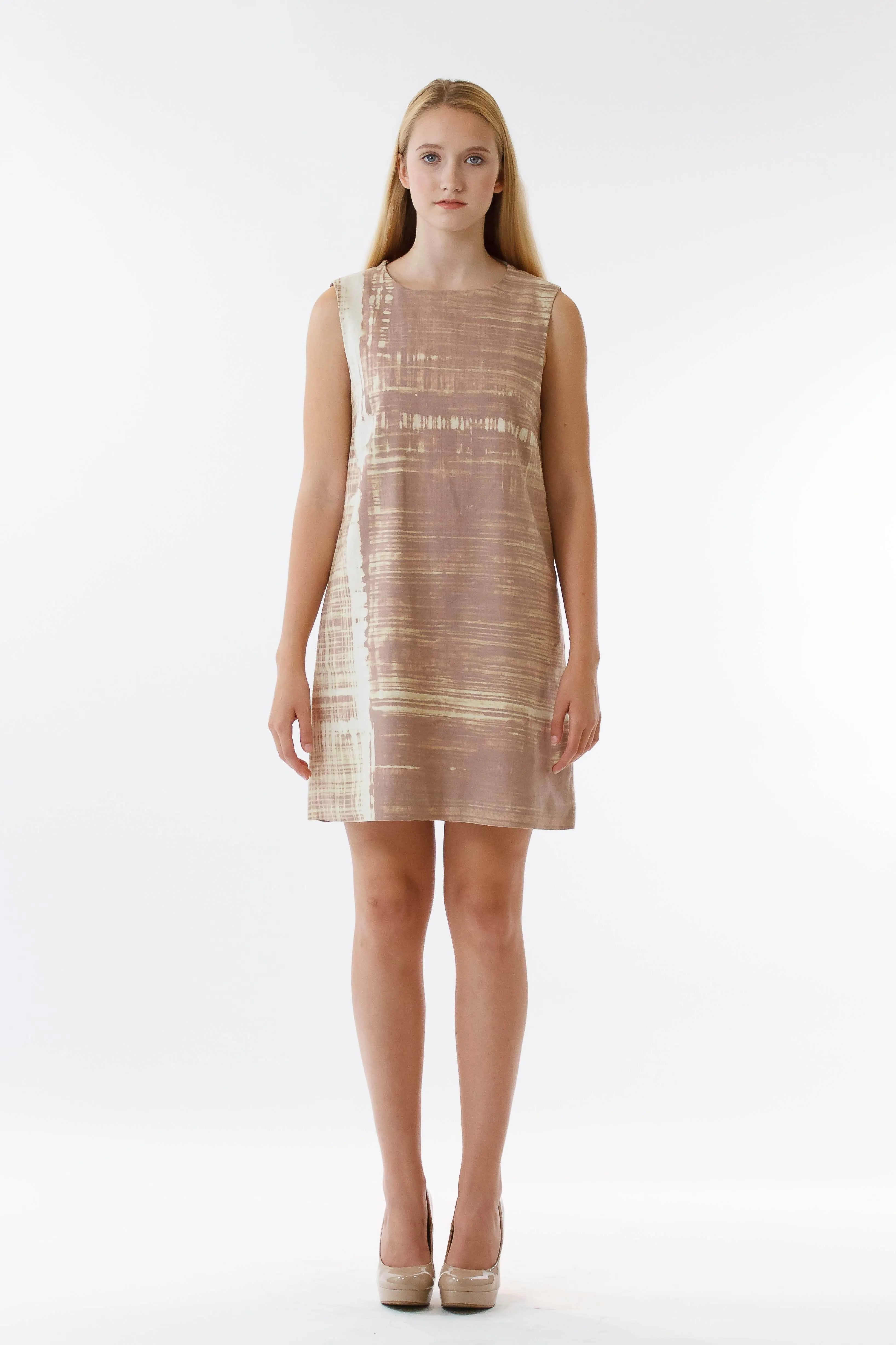 Womens Bleach Printed Shift Dress