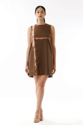 Womens Bleach Printed Shift Dress