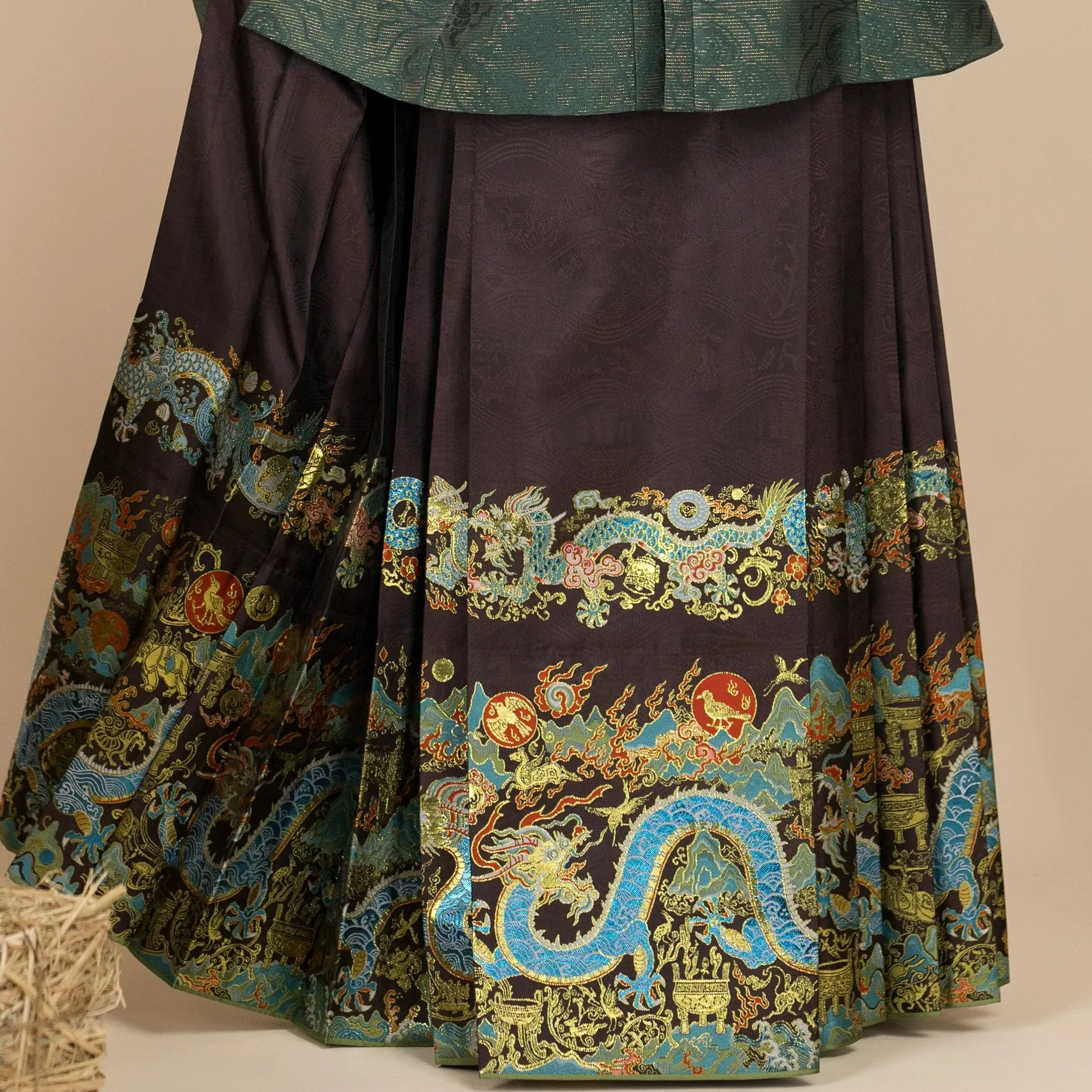 Yangtze River Dragon 长江黄河龙 Ming Dynasty Mamian Skirt